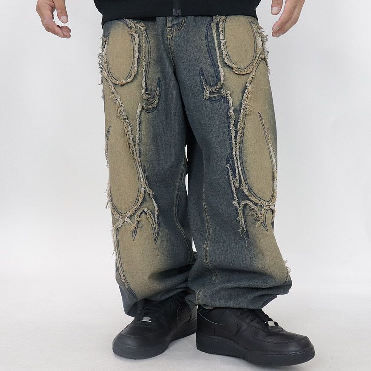 カットオフモチーフデニムパンツ