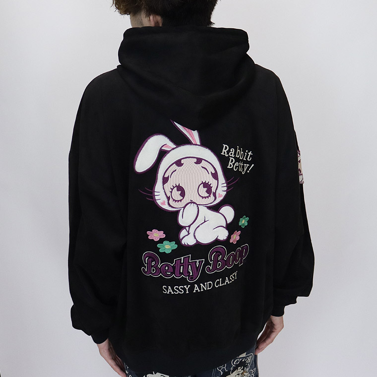 【BETTYコラボ】起毛プレーティングZIPパーカー