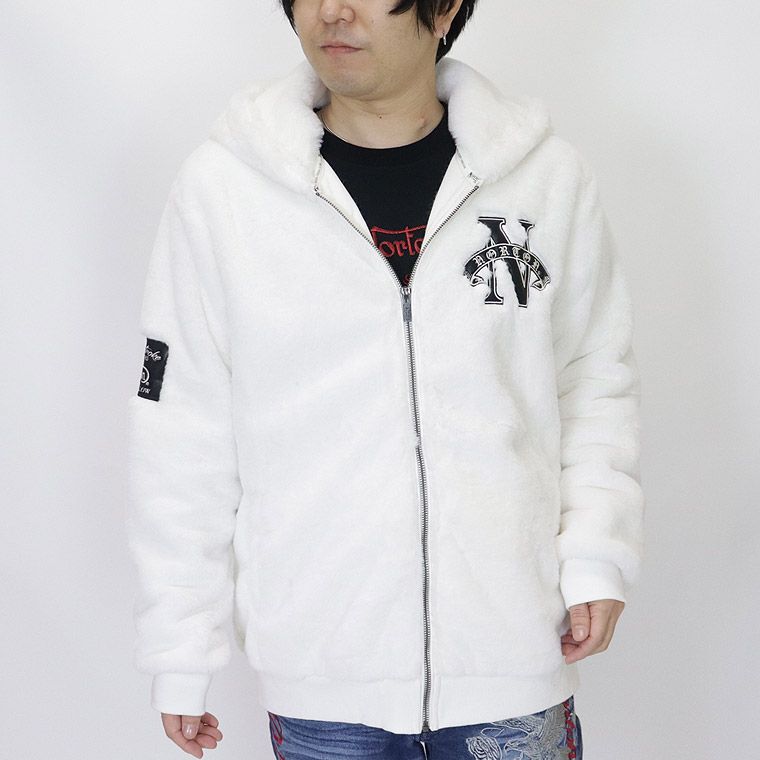 【NORTON】ストレートボアZIPパーカー