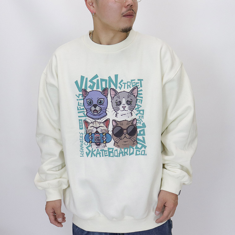 【VISION】Cats Sweatshirt