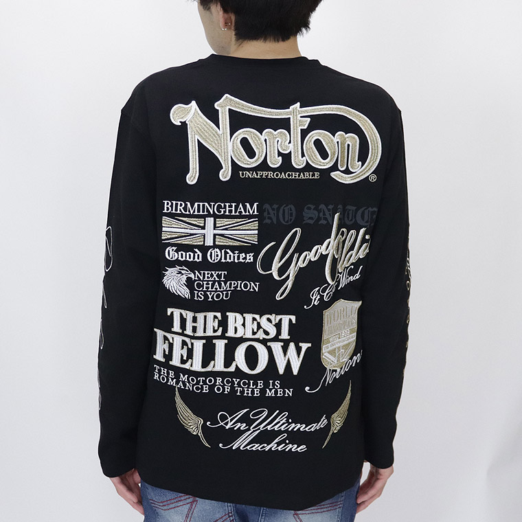 【NORTON】ゴールド刺繍MAXロンT