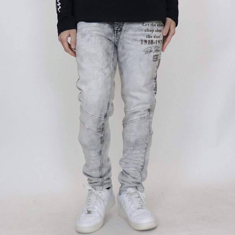 【NORTON】ストレッチスリムケミカルMAXデニムパンツ