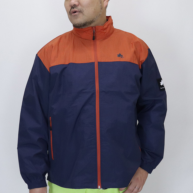 【大きいサイズ】LOGOS PARK 裏メッシュスタンドナイロンブルゾン