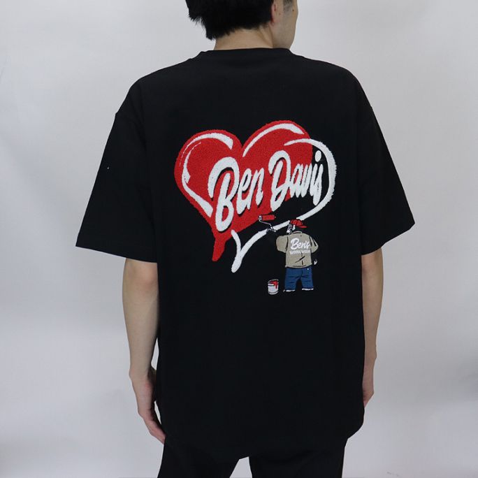 【BEN DAVIS】HEART CHENILLE TEE