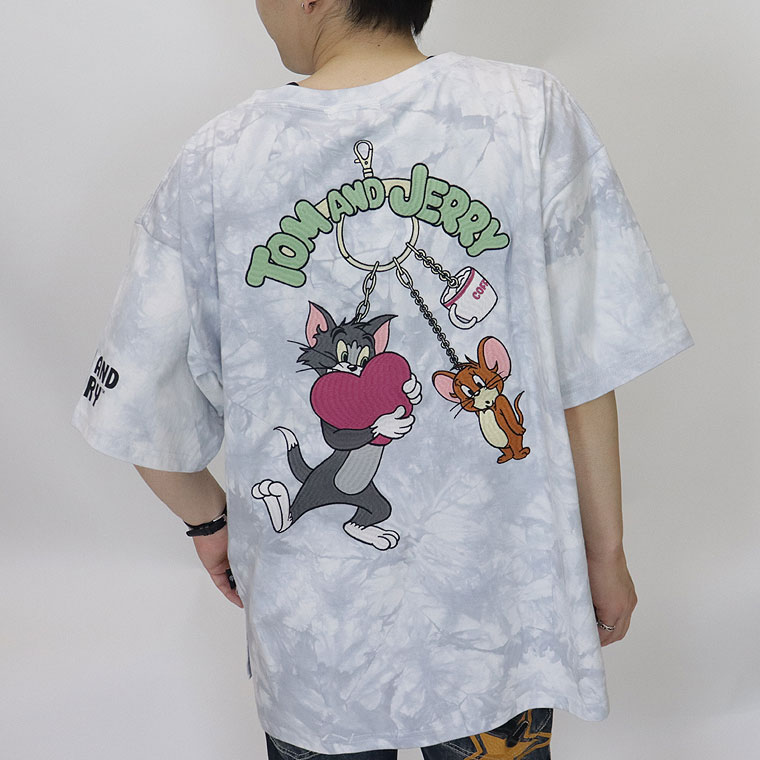 【TOM&JERRYコラボ】BIGサイズ天竺半袖Tシャツ キーホルダー