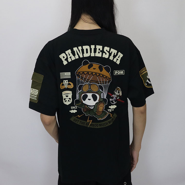 【PANDIESTA JAPAN】パラシュートパンダ半袖Tシャツ