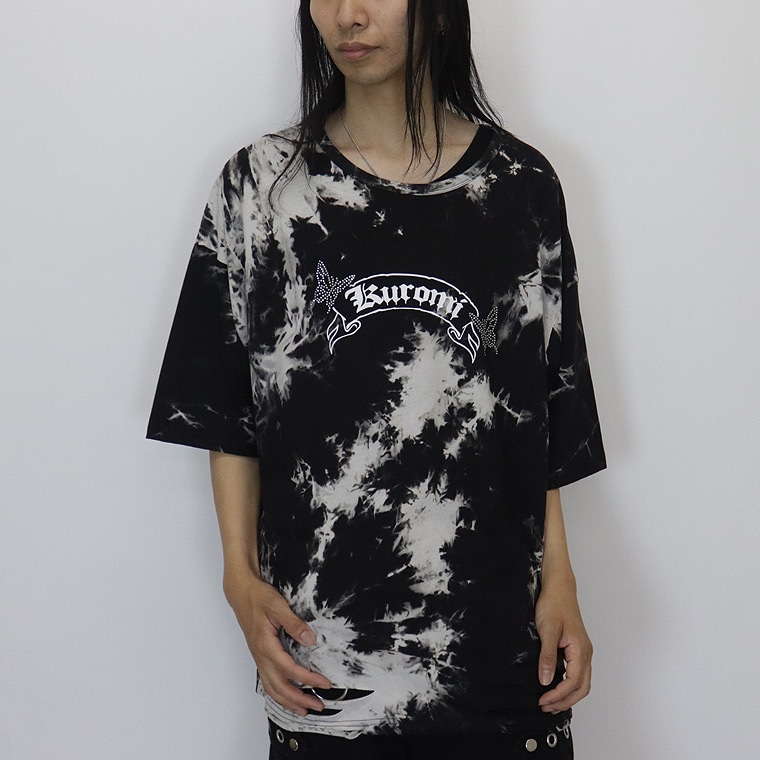 ＼数量限定３５％ＯＦＦ／【PSYCHONATION】『サンリオ・クロミコラボ』バタフライストーンBIGシルエットTシャツ