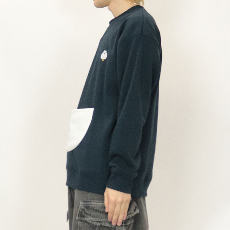 冬物セール20%OFF【ドラえもん】ドラえもん 四次元ポケット付き/裏起毛長袖ﾄﾚｰﾅｰ (ペアルック・アメカジ系)