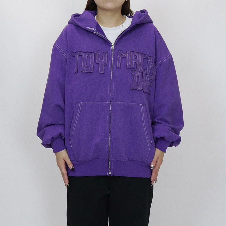 【TOY MACHINE】PIGMENT SWEAT ZIP PARKA