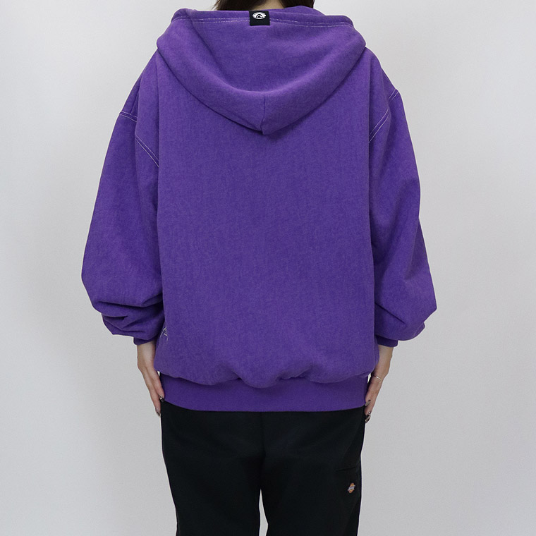 【TOY MACHINE】PIGMENT SWEAT ZIP PARKA