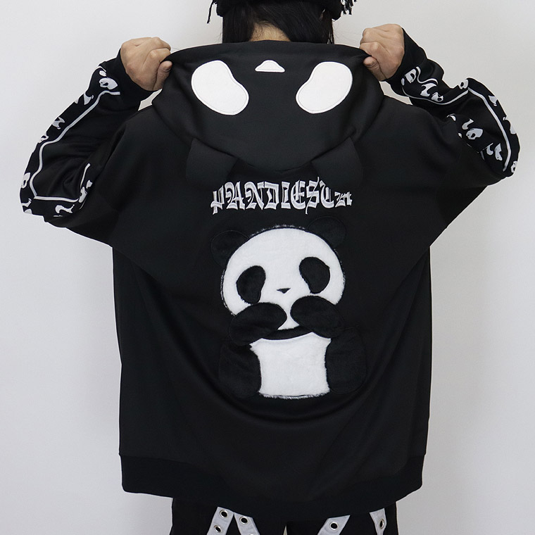 ＼数量限定１０％ＯＦＦ／【PANDIESTA JAPAN】なりきりフード付きぬいぐるみパンダZIPパーカー