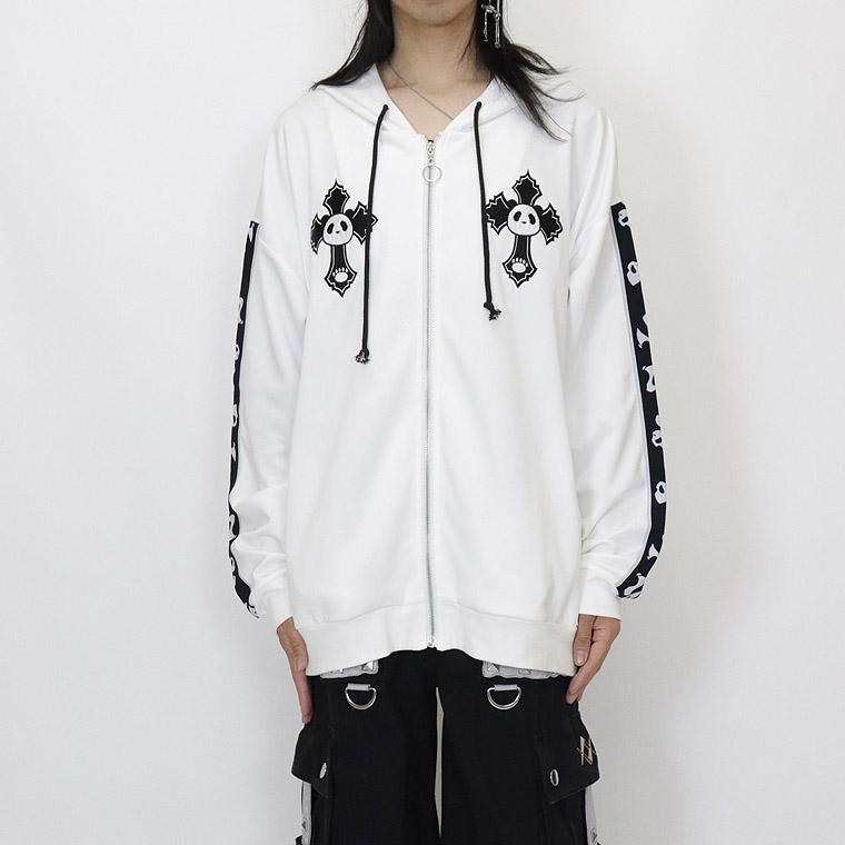 ＼数量限定１０％ＯＦＦ／【PANDIESTA JAPAN】なりきりフード付きぬいぐるみパンダZIPパーカー