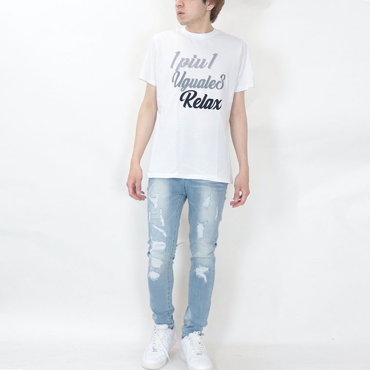 リペアスキニーデニムパンツ