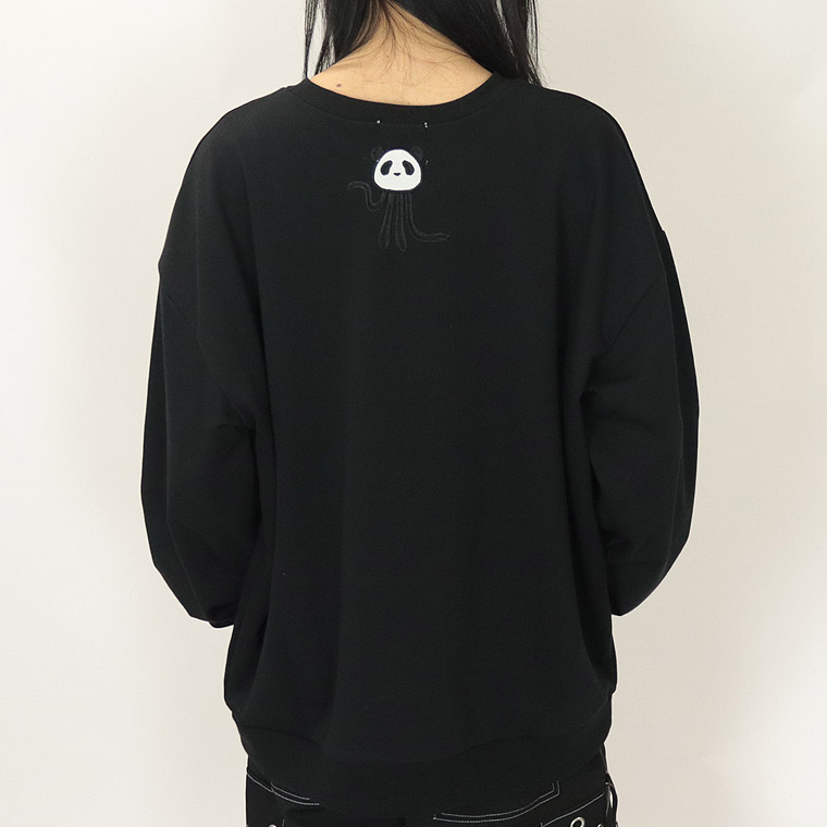 \数量限定20%OFF/【PANDIESTA JAPAN】パンダ星人現る!? BIGシルエットトレーナー