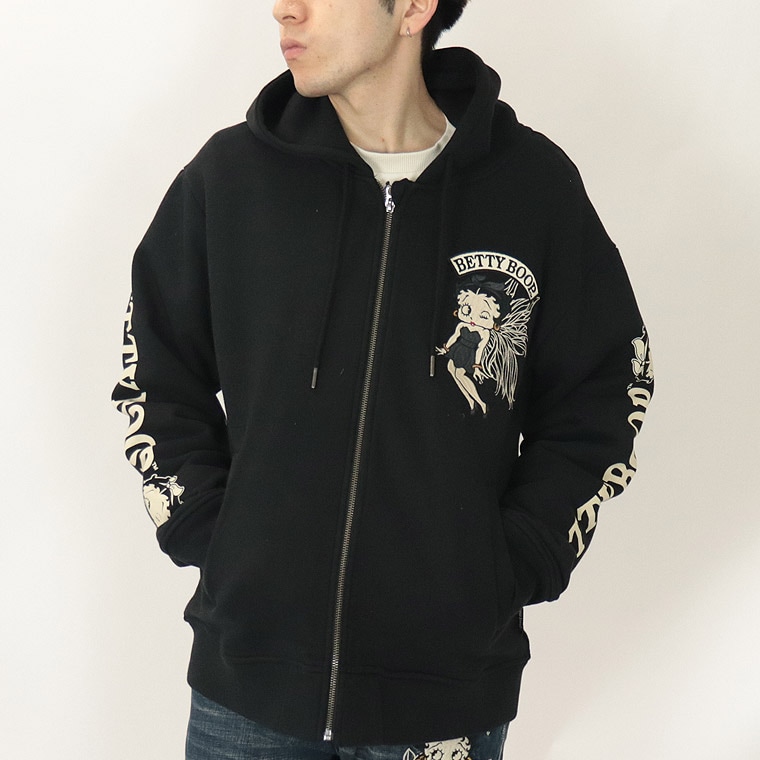 【BETTYコラボ】裏毛ZIPパーカー