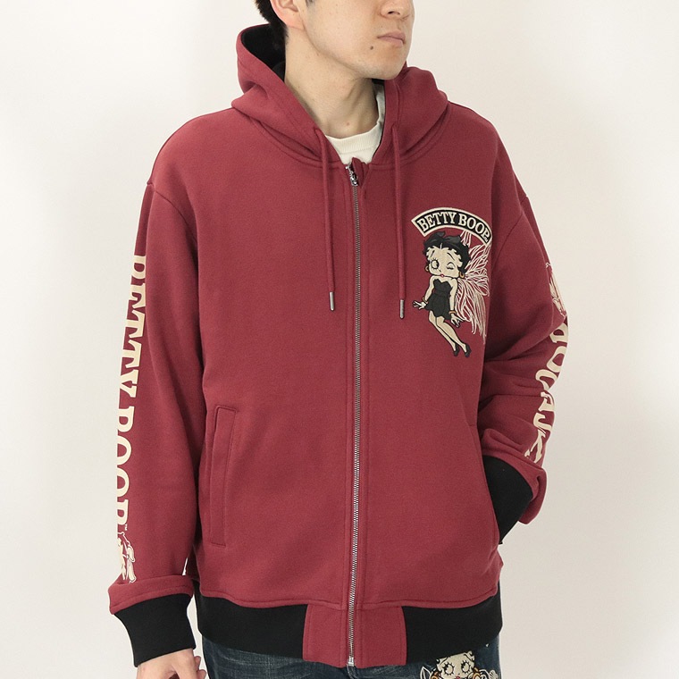 【BETTYコラボ】裏毛ZIPパーカー
