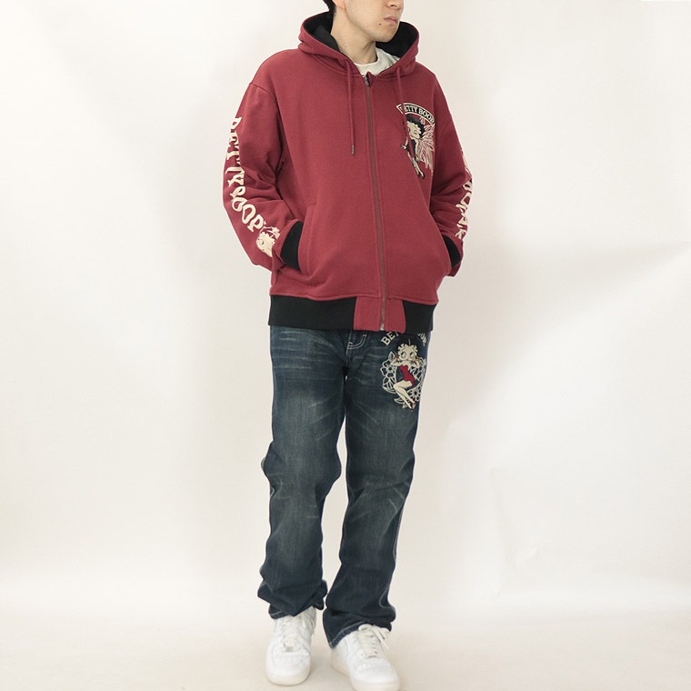 【BETTYコラボ】裏毛ZIPパーカー