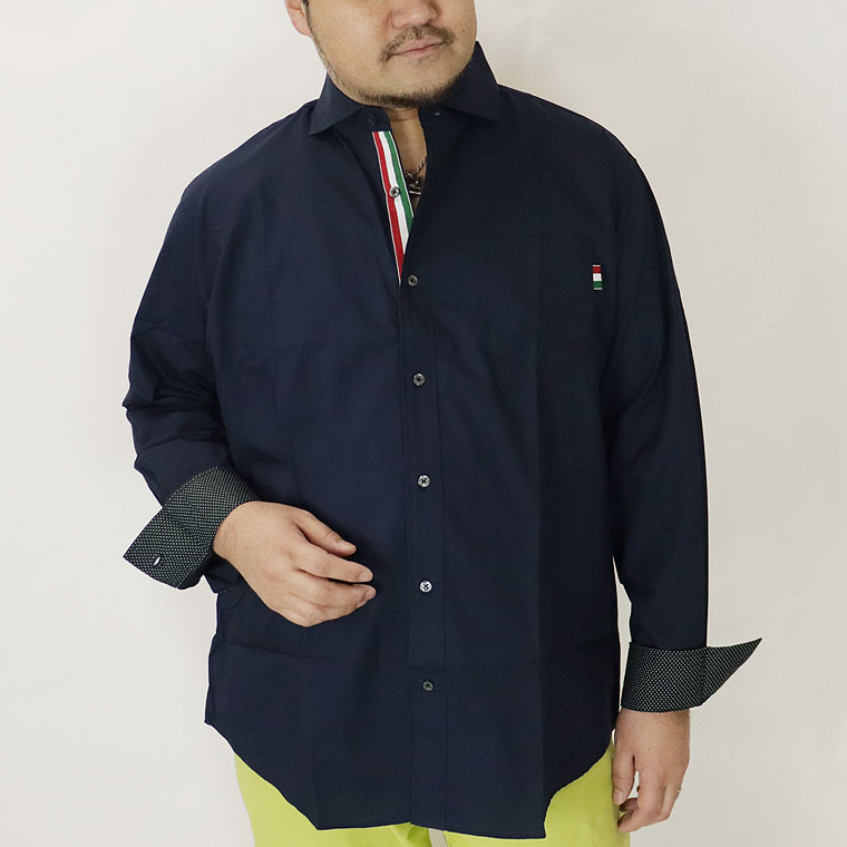 国産前立てテープ使いシャツ【キングサイズ】