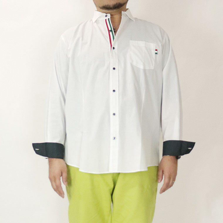 国産前立てテープ使いシャツ【キングサイズ】