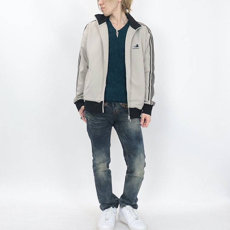 【CONVERSE(コンバース)】ライン入りジャージ(トラックジャケット)ペアルック・アメカジ系