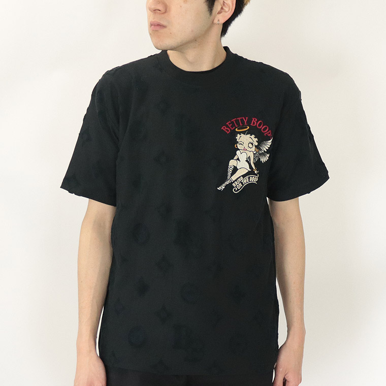 【BETTYコラボ】天竺半袖Tシャツ 天使と悪魔