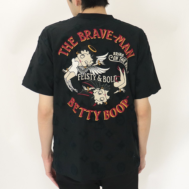 【BETTYコラボ】天竺半袖Tシャツ 天使と悪魔
