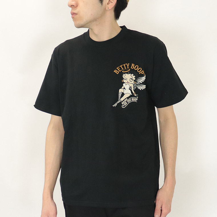 【BETTYコラボ】天竺半袖Tシャツ 天使と悪魔