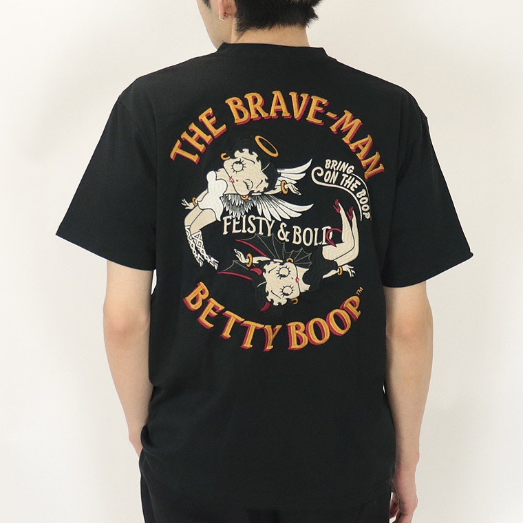 【BETTYコラボ】天竺半袖Tシャツ 天使と悪魔