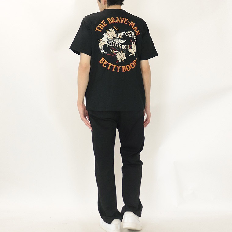 【BETTYコラボ】天竺半袖Tシャツ 天使と悪魔