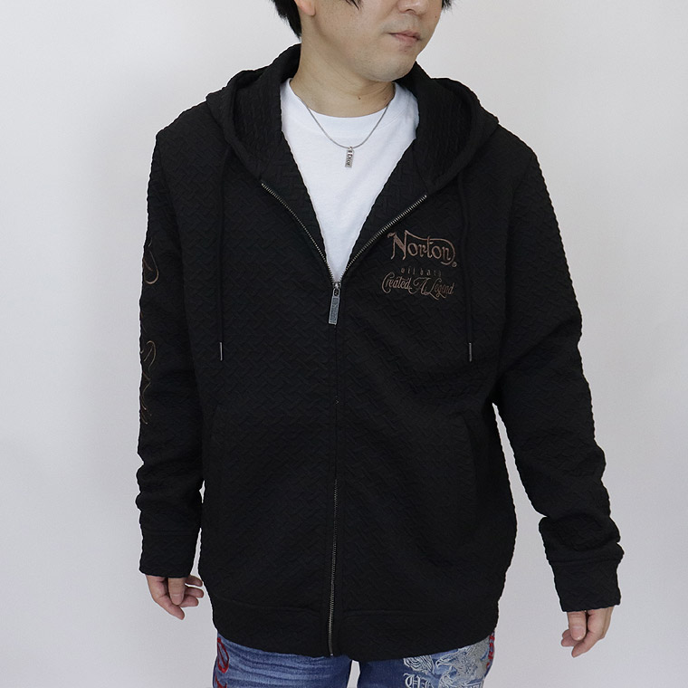 【NORTON】クロスジャガードフルZIPパーカー