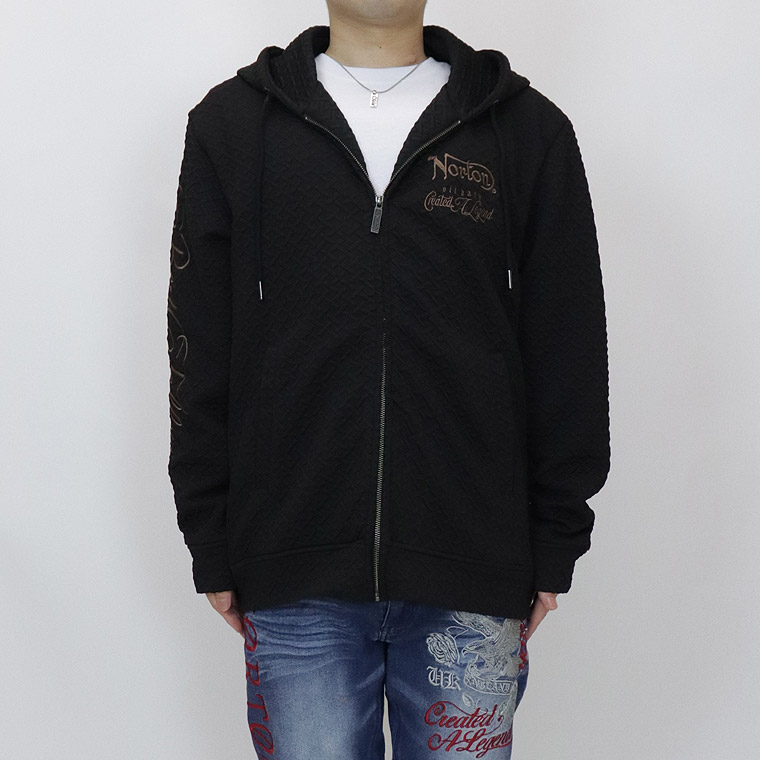 【NORTON】クロスジャガードフルZIPパーカー