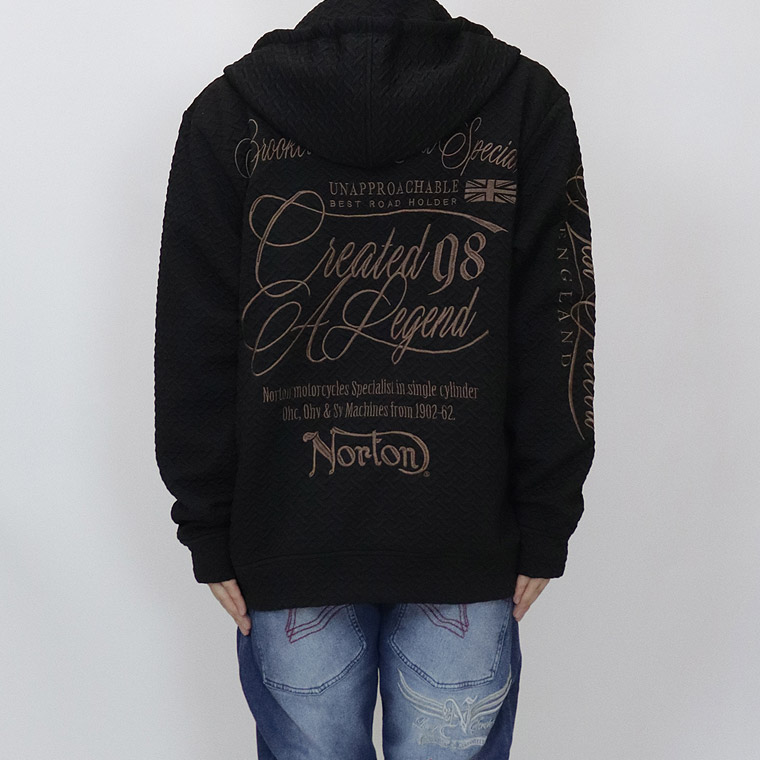【NORTON】クロスジャガードフルZIPパーカー