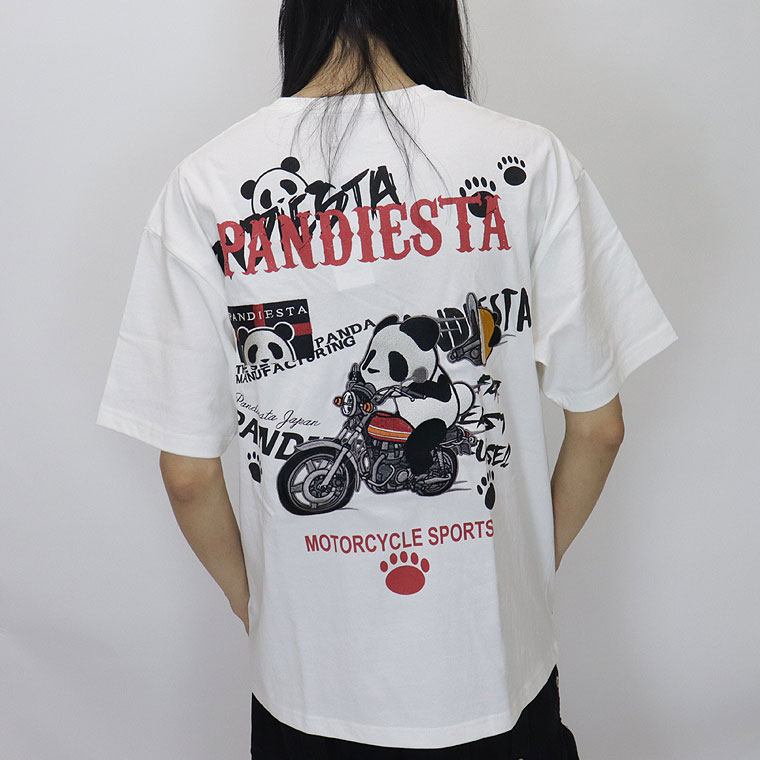 【PANDIESTA JAPAN】爆走！！ツーリングパンダ半袖Ｔシャツ