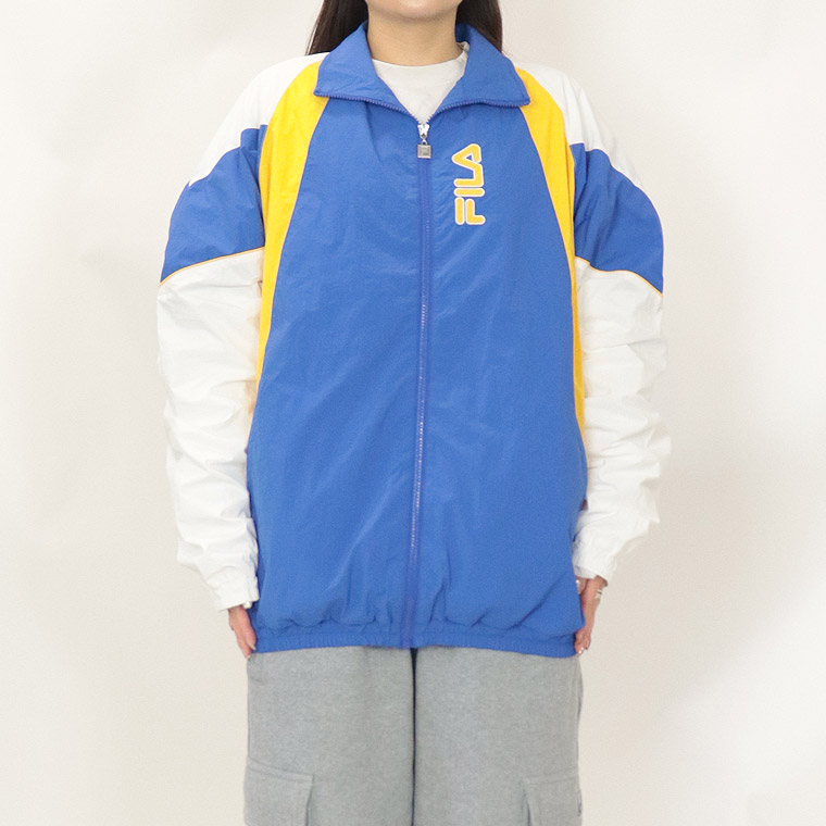 【FILA】配色切替ナイロンジャケット