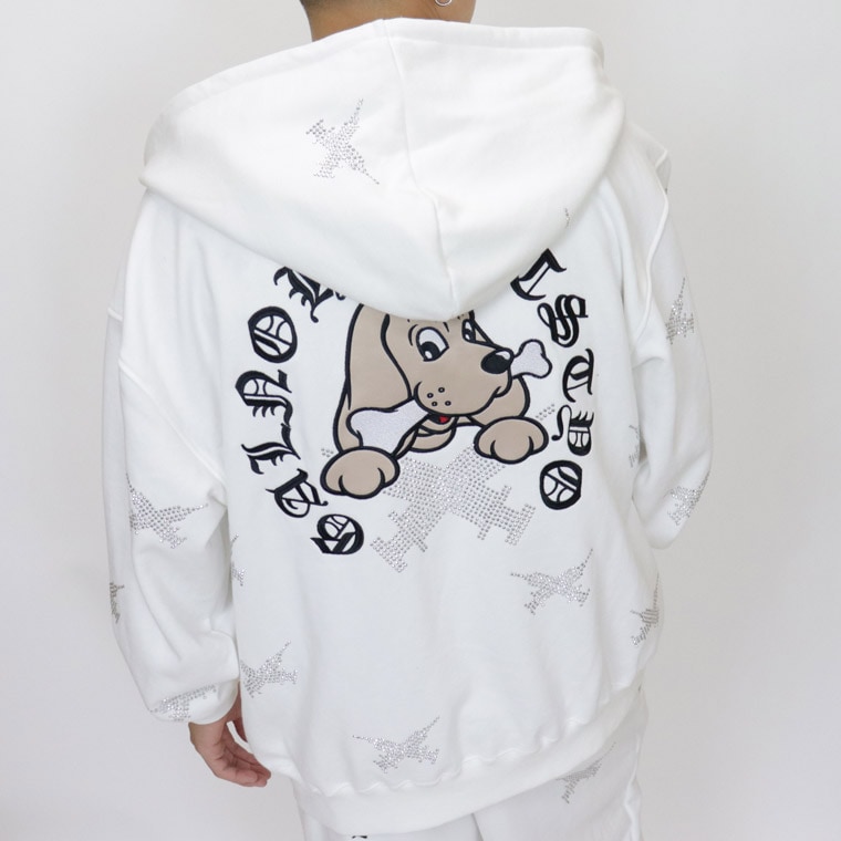 【GALFY】ピカピカ注射器犬パーカー