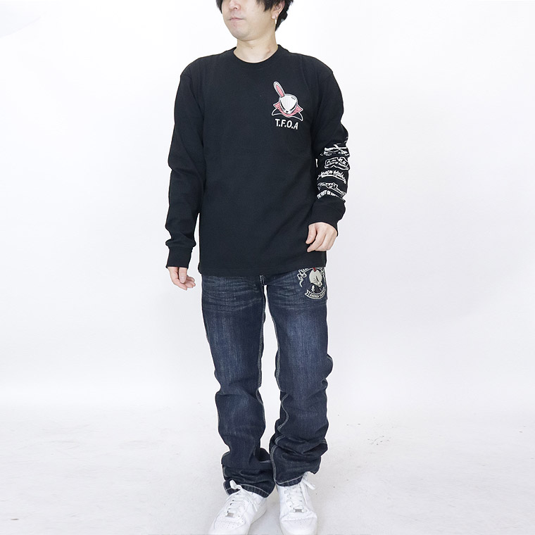 【武装戦線コラボ】天竺長袖Tシャツ デスラビファー