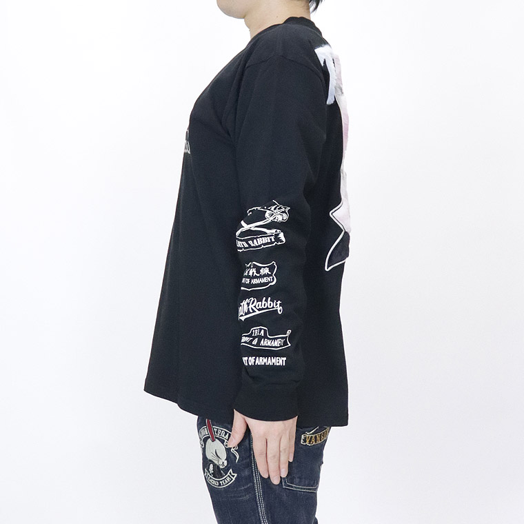 【武装戦線コラボ】天竺長袖Tシャツ デスラビファー