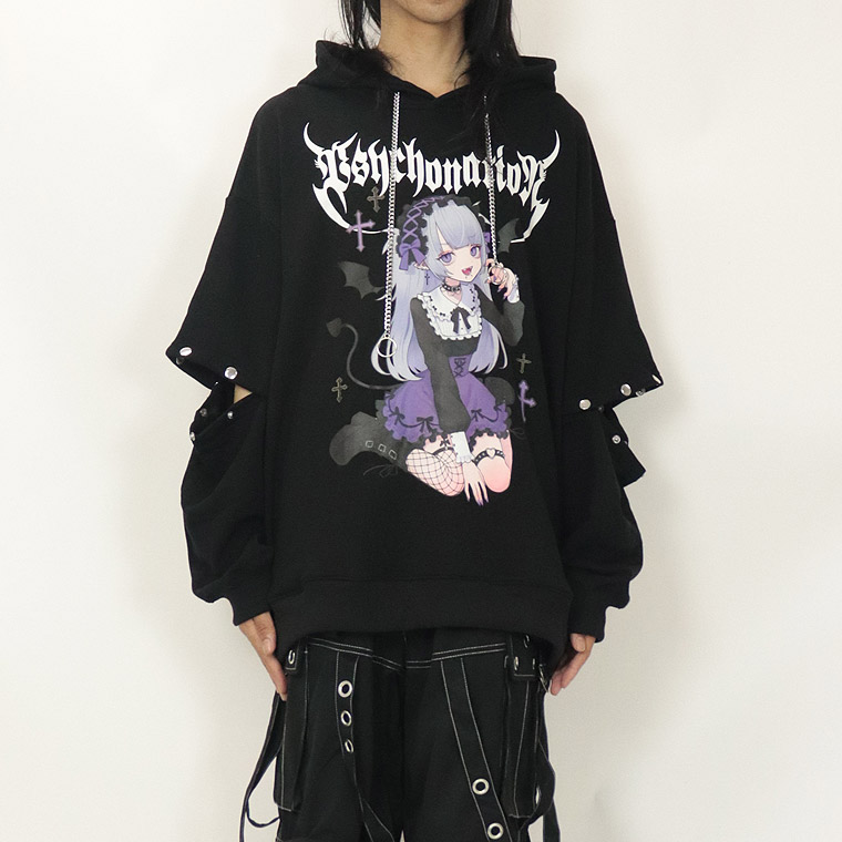 PSYCHONATION】『寝田ルネコラボ』デビルイラストBIGシルエット