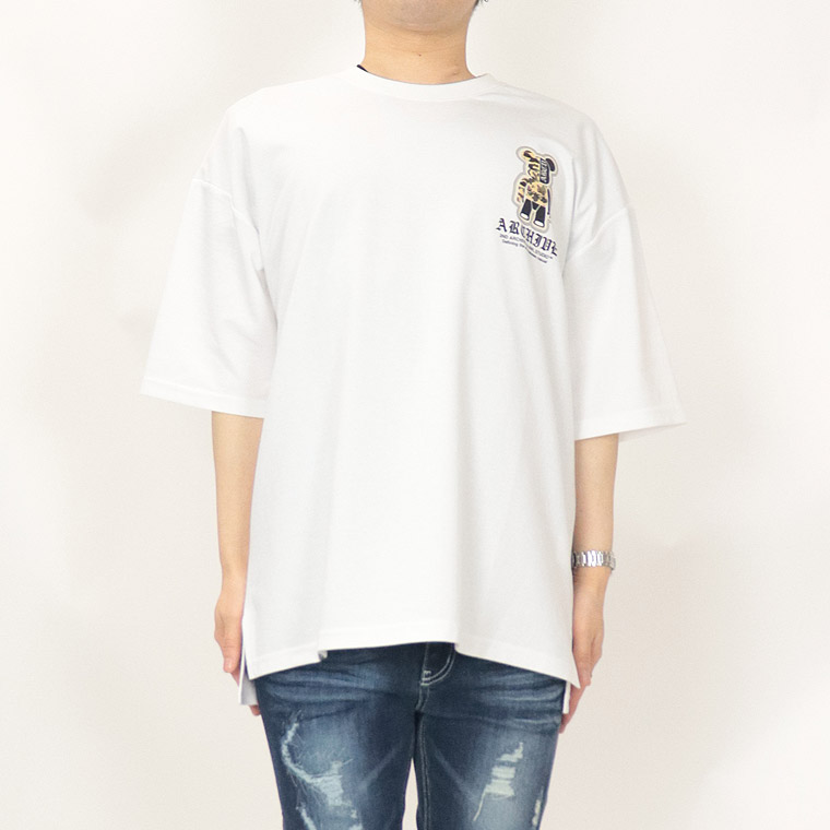 【2ND ARCHIVE】カモフラベアーバックプリント半袖Tシャツ
