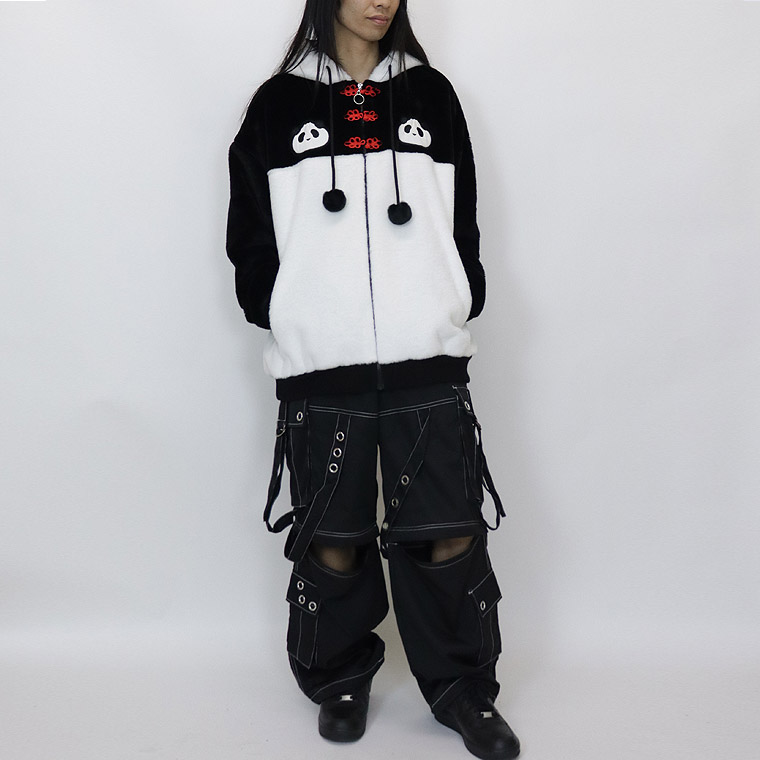 ＼数量限定３０％ＯＦＦ／【PANDIESTA JAPAN】なりきり中華パンダBIGシルエットファーブルゾン