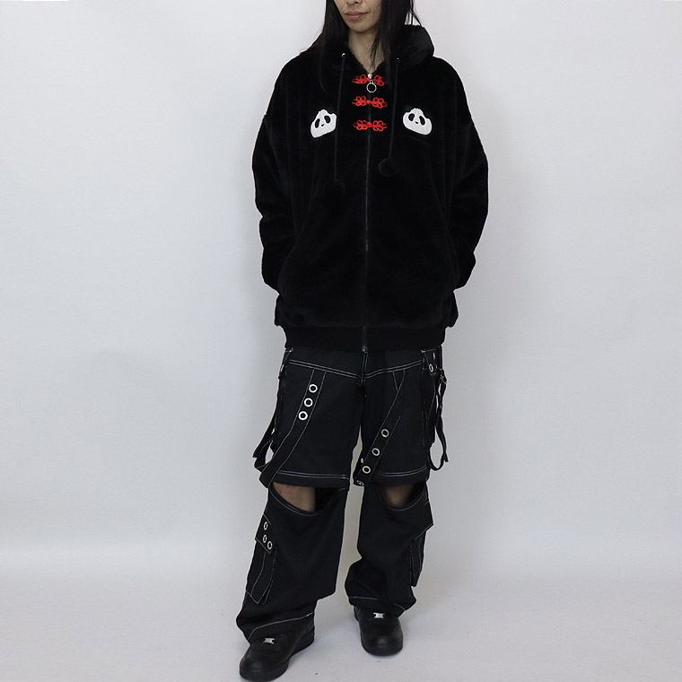 ＼数量限定３０％ＯＦＦ／【PANDIESTA JAPAN】なりきり中華パンダBIGシルエットファーブルゾン