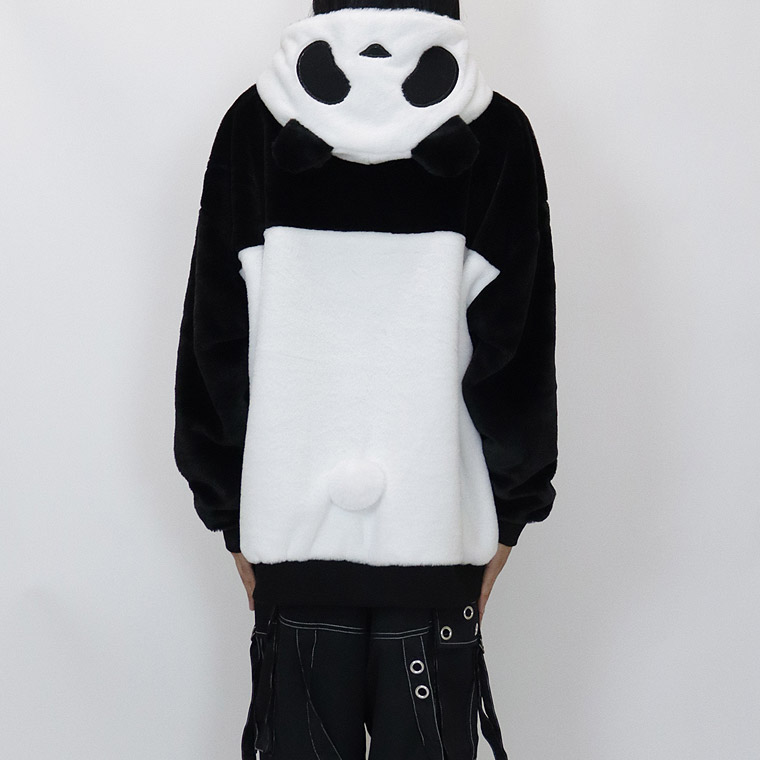 ＼数量限定３０％ＯＦＦ／【PANDIESTA JAPAN】なりきり中華パンダBIGシルエットファーブルゾン