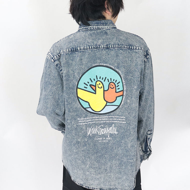 【GONZ】ボタンダウンデニムシャツ