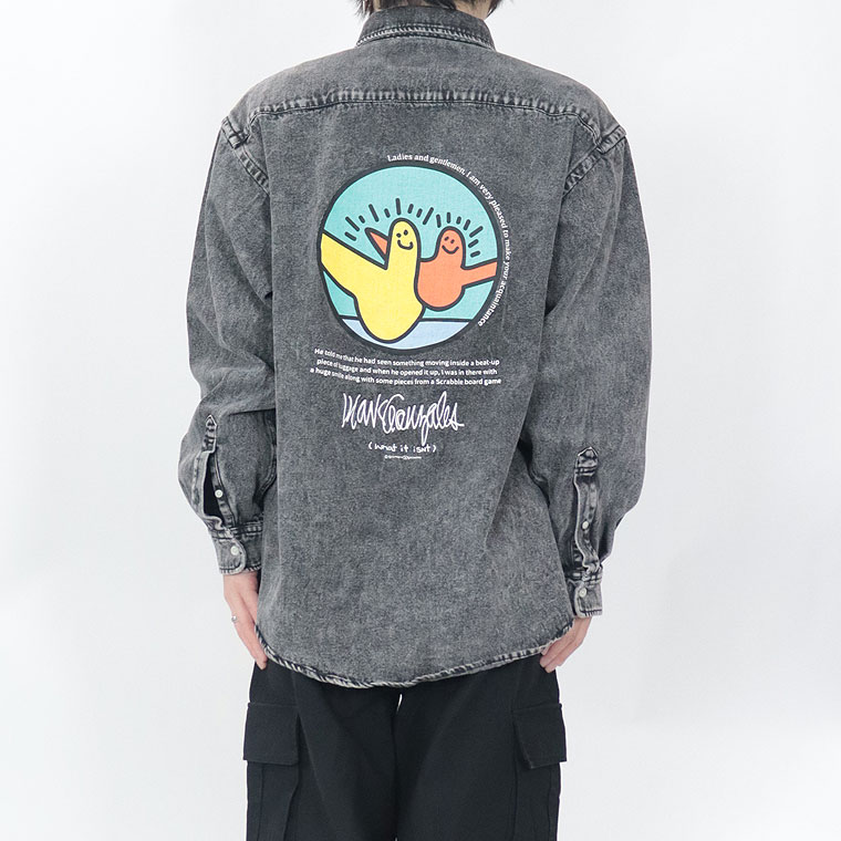 【GONZ】ボタンダウンデニムシャツ