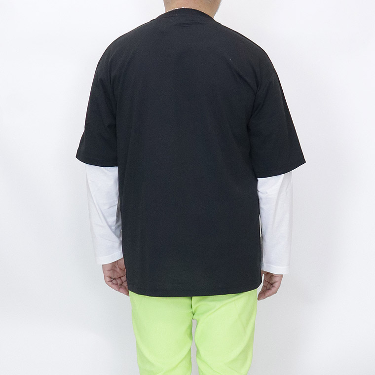 【大きいサイズ】CONVERSE袖レイヤード天竺長袖Ｔシャツ