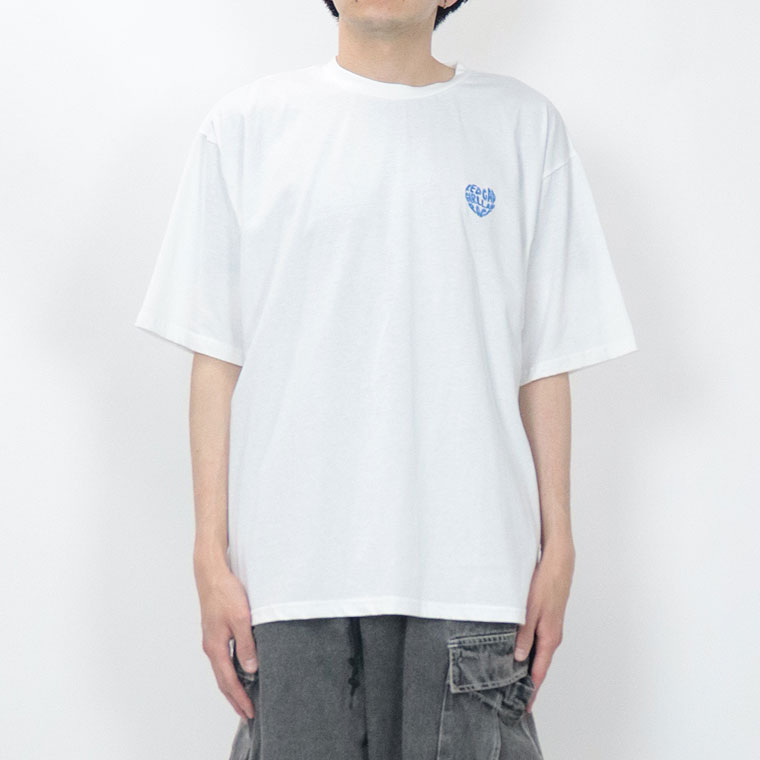 【RED CAP GIRL】天竺バックHeartプリント半袖Tシャツ