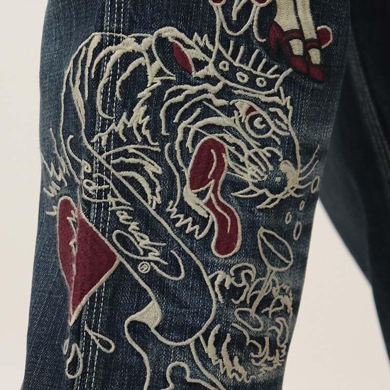 Ed Hardy×BETTYコラボ】刺繍デニムパンツ | アイテムから探す