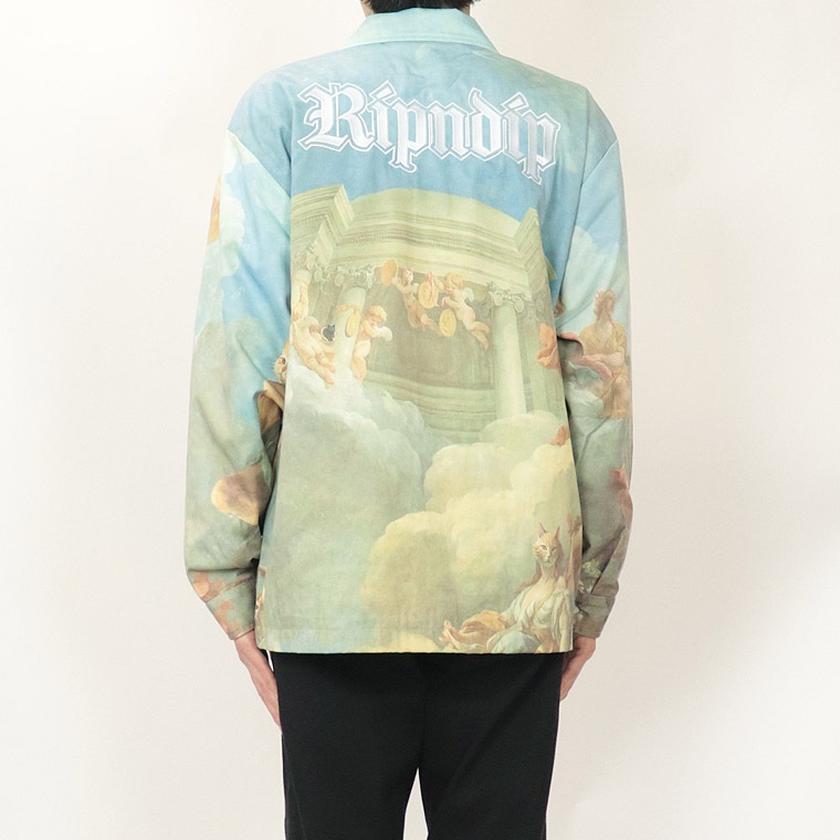 【RIPNDIP】HEAVENS WAITING BUTTON UP JACKET