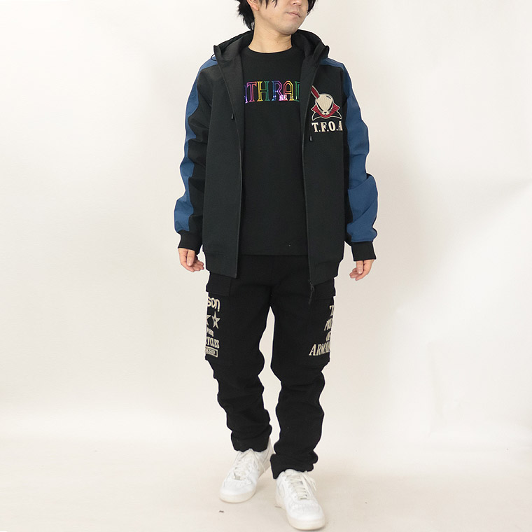 【武装戦線コラボ】三層ストレッチZIPパーカー