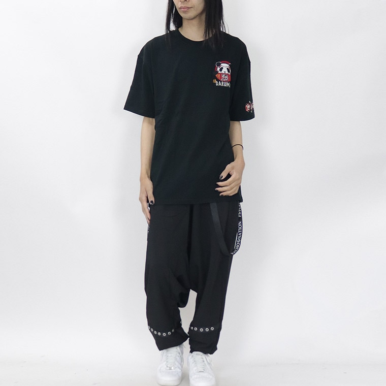 【PANDIESTA JAPAN】熊猫 -大吉ダルマｰ 半袖Tシャツ